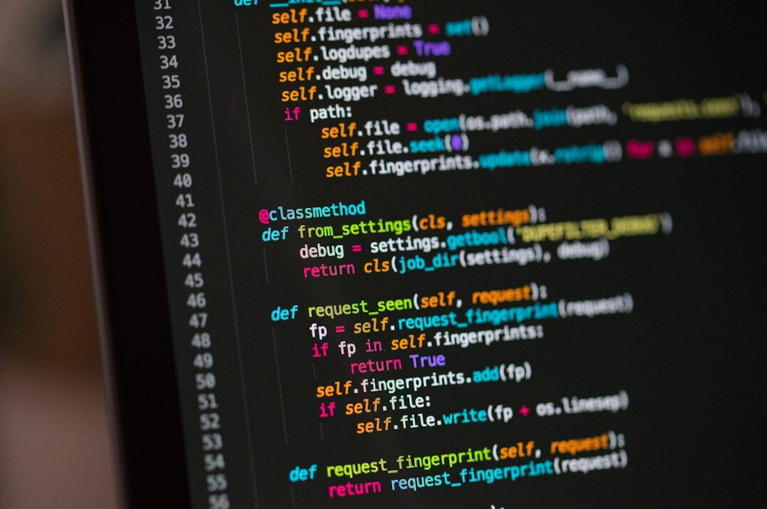 software developer coding