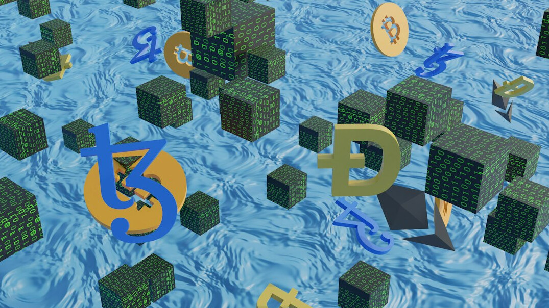 blockchain technology concept